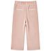 Pantaloni Per Bambini In Velluto A Coste Rosa Chiaro 92 - Foto miniatura 2