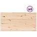 Piani Tavolo 4 Pz 90x45x1,7 Cm Rettangolare Legno Massello Pino - Foto miniatura 2