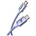 Cavo Di Ricarica E Sincronizzazione Da Usb-c A Usb-c Serie 100w Crystal Shine 1,2 M, Lavanda - Foto miniatura 2