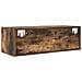 Mobile Porta TV Rovere Fumo 80x31x25,5 cm in Legno Multistrato - Foto miniatura 3