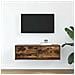 Mobile Porta TV Rovere Fumo 80x31x25,5 cm in Legno Multistrato - Foto miniatura 7