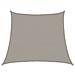 Vela Parasole 160 G/m Trapezio Grigio Chiaro 3/4x3 M In Hdpe - Foto miniatura 2