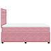 Giroletto a Molle con Materasso Rosa 120x190 cm in Velluto - Foto miniatura 7