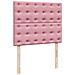 Giroletto a Molle con Materasso Rosa 120x190 cm in Velluto - Foto miniatura 9