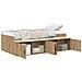 Letto Contenitore Quercia Artigianale 80x200 cm - Foto miniatura 1