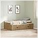 Letto Contenitore Quercia Artigianale 80x200 cm - Foto miniatura 2