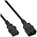 Cavo alimentazione prolunga, Spina IEC320-C14 a Presa IEC320-C13, 0,75m - Foto miniatura 1