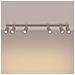 Lampada Da Soffitto Karbon 4 Taupe Sl. 1766 - Minimalist Lampada A Soffitto Talpa 16.5x117x6.5 Cm - Foto miniatura 3