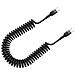 Cavo A Spirale Usb Type-c A Type-c Da 1.5m - Ricarica Rapida 5a, Compatibile Con Huawei, Apple, Android - Foto miniatura 3