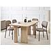 Tavolo Da Pranzo Barroy Effetto Travertino 180 Cm 90 Cm - Foto miniatura 1