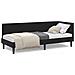 Cornice del letto ad angolo Nero 80 x 200 cm Velluto - Foto miniatura 4