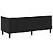 Cornice del letto ad angolo Nero 80 x 200 cm Velluto - Foto miniatura 8