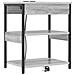 Mobiletti da Notte 2 pcs Grigio sonoma 41 x 31 x 51 cm - Foto miniatura 5