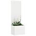 Vaso da Giardino con Pannello Decorativo Bianco 50 x 140 cm - Foto miniatura 3