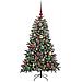 Albero di Natale artificiale con 150 LED Verde 120 cm - Foto miniatura 3