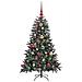 Albero di Natale artificiale con 150 LED Verde 120 cm - Foto miniatura 6