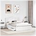 Letto con Contenitore Bianco 160 x 200 cm Legno multistrato - Foto miniatura 3