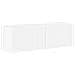 Set di Mobiletto da TV a Parete 6 pcs Bianco Lucido - Foto miniatura 5