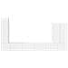 Set di Mobiletto da TV a Parete 6 pcs Bianco Lucido - Foto miniatura 9