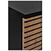 | Mobili da bagno | Marrone opaco, nero | L /A /D circa 60/57/46 cm | Mobiletto, mobile da bagno, mobile da bagno, piano nero, LOFT - Foto miniatura 4