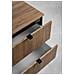 | Mobili da bagno | Marrone opaco, nero | L /A /D circa 60/57/46 cm | Mobiletto, mobile da bagno, mobile da bagno, piano nero, LOFT - Foto miniatura 10
