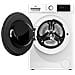 b100 BMX8126DW 8kg classe A bianco, inverter 1200 giri, display XL, oblò bianco, vapore - Foto miniatura 4