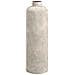 Vaso Decorativo In Metallo Beige Anticato Vikasa Home Ø24x78,5 Cm - Foto miniatura 1