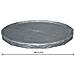Copertura per piscina Ø4,57 m Rotondo Poliestere Grigio - Foto miniatura 6