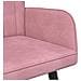 Sofa a Due Posti Rosa 115 x 61 x 87 cm Velluto - Foto miniatura 7