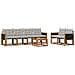 Set di divani da esterno 7 pcs Naturale e Grigio Chiaro - Foto miniatura 1