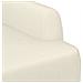 Loveseat con bottoni imbottiti Crema 116 x 67 x 81 cm - Foto miniatura 6