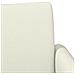 Loveseat con bottoni imbottiti Crema 116 x 67 x 81 cm - Foto miniatura 7