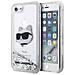 Karl Lagerfeld Klhci8lnhccs Custodia Iphone 7/8 / Se 2020/2022 Argento /argento Glitter Choupette Head - Foto miniatura 1