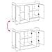 Credenza Rovere Artigianale 102 x 35 x 75 cm - Foto miniatura 8