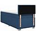 Letto box spring con materasso Blu 100 x 200 cm Tessuto - Foto miniatura 6