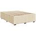 Letto box spring con materasso Crema 140 x 200 cm Tessuto - Foto miniatura 6