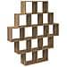 Scaffale da parete Rovere Artigianale 120 x 20 x 136 cm - Foto miniatura 1