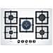 Piano Cottura PPQ7A2B20 Serie 6 a Gas 5 Fuochi Gas Colore Bianco - Foto miniatura 5