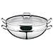 Macao Wok Con Cestello Per Cottura A Vapore, 36 Cm, 4 Pezzi - Foto miniatura 6