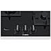 Piano Cottura S0408307 a Gas 3 Fuochi Gas da 60 cm Colore Nero - Foto miniatura 2