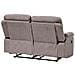 Divano A 2 Posti Reclinabile In Tessuto Beige Talpa Bergen - Foto miniatura 14