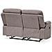Divano A 2 Posti Reclinabile In Tessuto Beige Talpa Bergen - Foto miniatura 12