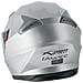 Casco Modulare Apribile Moto Touring Sport Visiera Parasole Argento Xl - Foto miniatura 2