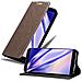 Custodia Compatibile Con Meizu 15 In Bruno Caffè - Coperchio Protettiva Con Chiusura Magnetica, Funzione Stand E Tasca Per Le Carte - Foto miniatura 7