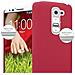Custodia Compatibile Con Lg G2 Mini In Frosty Rosso - Hard Case Coperchio Protettivo In Frosted Look Contro I Graffi E Gli Urti - Foto miniatura 5