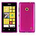 Custodia Compatibile Con Nokia Lumia 525 In Rosa - Coperchio Protettivo In Silicone Tpu Flessibile Con Design Spazzolato - Foto miniatura 4