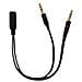 Adattatore 3,5mm Per Cuffie Con Mic Eaudio Integrat A 2 Jack 3,5mm Masc - Foto miniatura 1