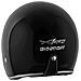 Casco Moto Jet Omologato Ece 22-05 Nero Custom Scooter Naked Taglia Xs - Foto miniatura 2