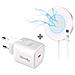 Kit Con Alimentatore 20w + Caricabatterie Wireless Magnetico - Foto miniatura 7