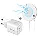 Kit Con Alimentatore 20w + Caricabatterie Wireless Magnetico - Foto miniatura 8